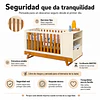 Cuna Evolutiva 6 en 1 Multi Etapas Maxx Kidscool – Beige Eco-Wood