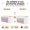 Cuna con Cómoda y Mudador Blanca Kidscool Gutti