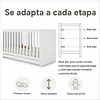 Cuna Evolutiva 3 en 1 New Kidscool Blanca MDP