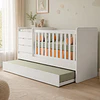 Cuna Multifuncional Evolutiva Cleo Blanca Kidscool