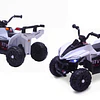 Cuatrimoto Infantil a Batería ATV Kidscool Blanco 12V Doble Motor