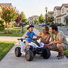 Cuatrimoto Infantil a Batería ATV Kidscool Blanco 12V Doble Motor