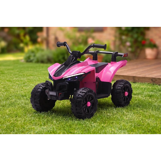Cuatrimoto Infantil a Batería ATV Kidscool Rosado 12V Doble Motor