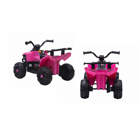 Cuatrimoto Infantil a Batería ATV Kidscool Rosado 12V Doble Motor