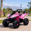 Cuatrimoto Infantil a Batería ATV Kidscool Rosado 12V Doble Motor