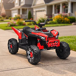 Cuatrimoto Eléctrica Infantil Monster ATV Kidscool Roja 12V 4x2-Preventa 24 Julio