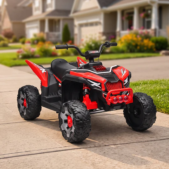 Cuatrimoto Eléctrica Infantil Monster ATV Kidscool Roja 12V 4x2