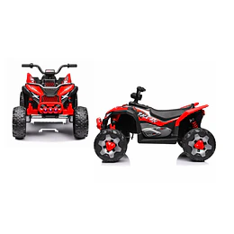 Cuatrimoto Eléctrica Infantil Monster ATV Kidscool Roja 12V 4x2-Preventa 24 Julio