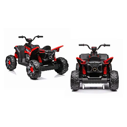 Cuatrimoto Eléctrica Infantil Monster ATV Kidscool Roja 12V 4x2-Preventa 24 Julio