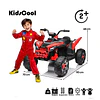 Cuatrimoto Eléctrica Infantil Monster ATV Kidscool Roja 12V 4x2