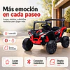 Auto a Batería Buggy Negro 4x2 Kidscool 12V Control Remoto y Balanceo
