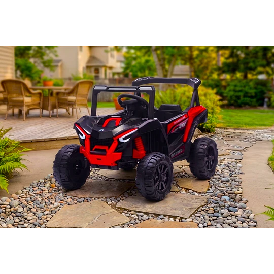 Auto a Batería Buggy Negro 4x2 Kidscool 12V Control Remoto y Balanceo