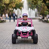 Auto a Batería Buggy Rosado 4x2 Kidscool 12V Control Remoto y Balanceo