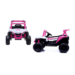 Auto a Batería Buggy Rosado 4x2 Kidscool 12V Control Remoto y Balanceo