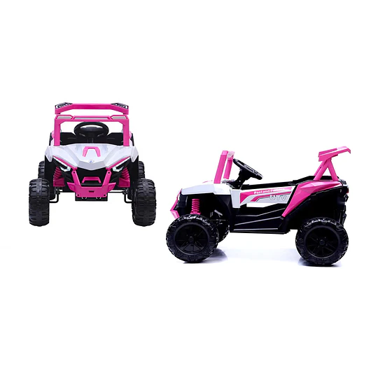 Auto a Batería Buggy Rosado 4x2 Kidscool 12V Control Remoto y Balanceo