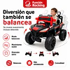 Auto a Batería Buggy Monster Negro 4x4 Kidscool 12V Control Remoto