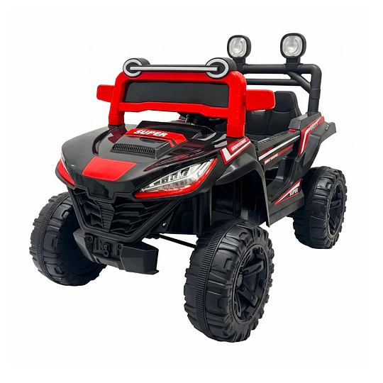 Auto a Batería Buggy Monster Negro 4x4 Kidscool 12V Control Remoto