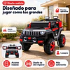 Auto a Batería Todoterreno Gris Kidscool 12V Bluetooth Control Remoto
