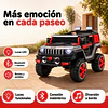 Auto a Batería Todoterreno Gris Kidscool 12V Bluetooth Control Remoto