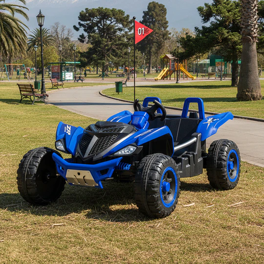 Auto a Batería Monster Azul 4x4 Kidscool 24V APP Control Remoto