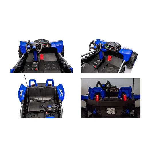Auto a Batería Monster Azul 4x4 Kidscool 24V APP Control Remoto