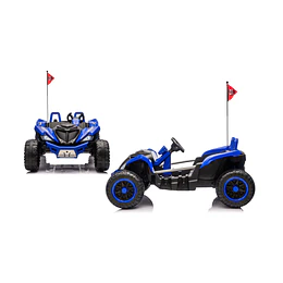 Auto a Batería Monster Azul 4x4 Kidscool 24V APP Control Remoto-Preventa 24 Julio