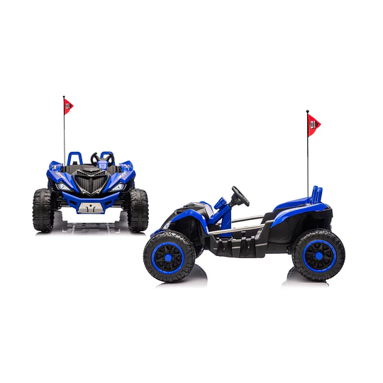 Auto a Batería Monster Azul 4x4 Kidscool 24V APP Control Remoto