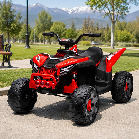 Cuatrimoto Eléctrica Infantil Monster ATV Kidscool Roja 12V 4x2