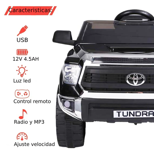 Retiro Express-Toyota Tundra con licencia 12V Negra 