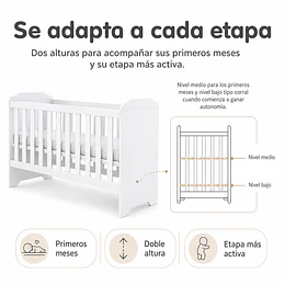 Cuna Evolutiva 3 en 1 Kidscool Mel Blanco