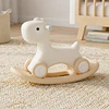 Caminador Mecedor Caballito 3 en 1 KidscoolCrudo Neutro Estilo Off White