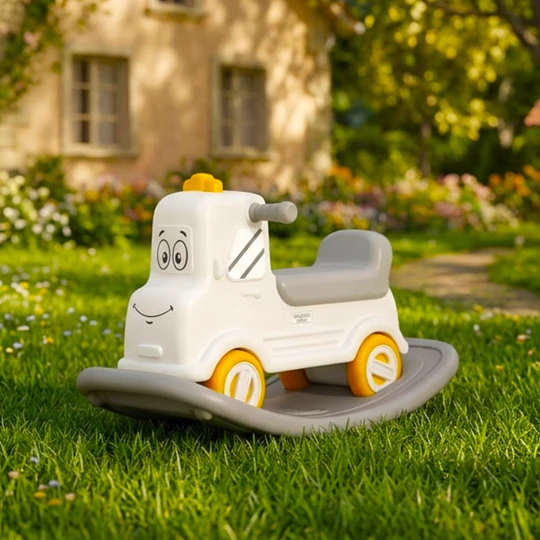 Correpasillos Caminador Mecedor Camión 3 en 1 Kidscool Off White