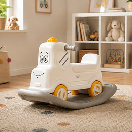 Correpasillos Caminador Mecedor Camión 3 en 1 Kidscool Off White