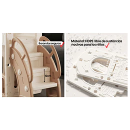 Resbalín Centro de juegos 7 en 1 Kidscool Estilo Off White