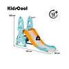 Resbalín Infantil con Aro de basquetbol Kidscool Centro de juegos Celeste
