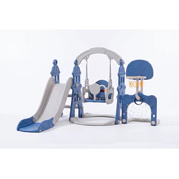 Resbalín Columpio Infantil 5 en 1 Kidscool Centro de Juegos Azul