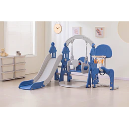 Resbalín Columpio Infantil 5 en 1 Kidscool Centro de Juegos Azul