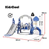 Resbalín Columpio Infantil 5 en 1 Kidscool Centro de Juegos Azul