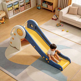 Resbalín Infantil Plegable con Aro de Básquetbol Kidscool Multicolor