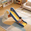 Resbalín Infantil Plegable con Aro de Básquetbol Kidscool Multicolor