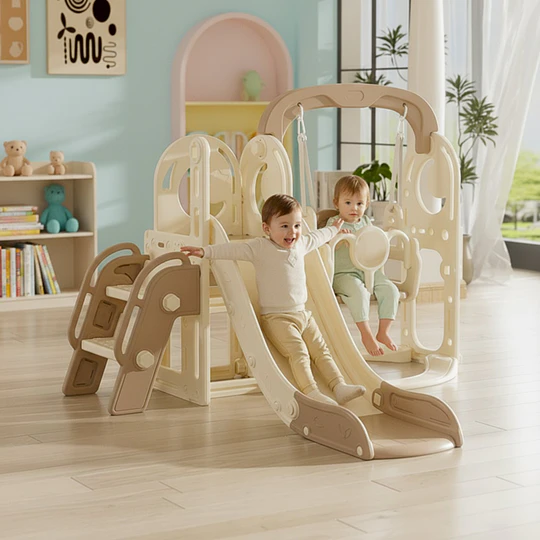 Resbalín Columpio 3 Juegos en 1 Kidscool Estilo Off White