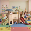 Centro de Juegos Infantil Dos Torres Kidscool Off White Colores