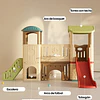Centro de Juegos Infantil Dos Torres Kidscool Off White Colores