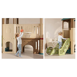 Centro de Juegos Infantil Dos Torres Kidscool Off White Colores