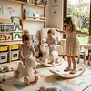 Retiro Express - Caminador Mecedor Caballito 3 en 1 Kidscool Crudo Neutro Estilo Off White
