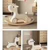 Retiro Express - Caminador Mecedor Caballito 3 en 1 Kidscool Crudo Neutro Estilo Off White