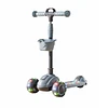 Scooter Plegable 3 Ruedas Kidscool Gris Luces y Música-Preventa 3 Agosto