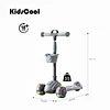 Scooter Plegable 3 Ruedas Kidscool Gris Luces y Música-Preventa 3 Agosto