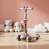 Scooter Plegable 3 Ruedas Kidscool Rosada Luces y Música-Preventa 3 Agosto
