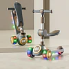 Scooter Infantil 3 en 1 Kidscool Gris Plegable con Asiento-Preventa 3 Agosto